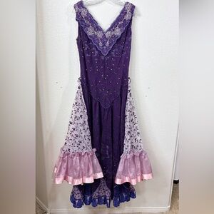 Martin McCrea Purple and Pink  Quinceanera Princess Prom Dress HEAVY 6/8